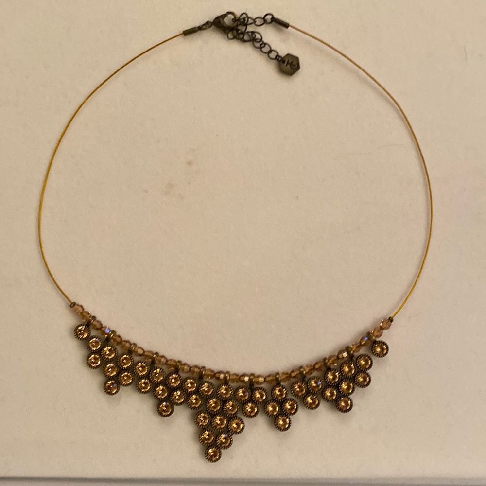 Touchstone Crystal Antique Gala Necklace